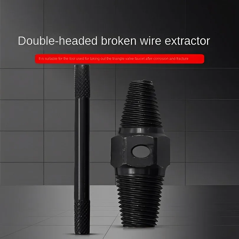 Rubinetto del tubo dell'acqua danneggiato estrattore di viti a doppia testa viti rotte Kit di strumenti per la rimozione dei bulloni per tubi da 11mm /13mm rubinetto della valvola