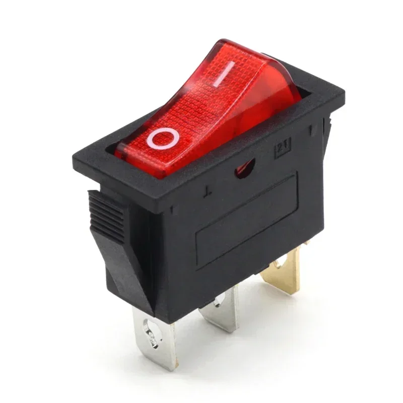 1/5/10pcs KCD3 Rocker Switch ON-OFF 2/3 Position 3 Pin Electrical Equipment Light 16A 250V / 20A 125VAC Power Switches