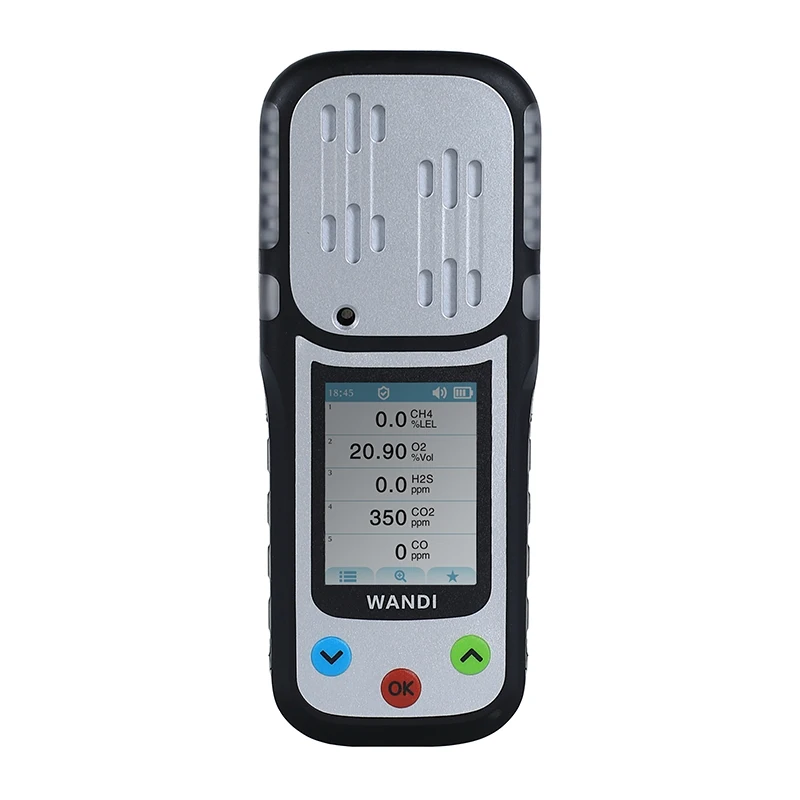 IECEx & ATEX Certified,Versatile 4-in-1 Portable Gas Detector for CO/O2/H2S/EX,High-Precision Detection