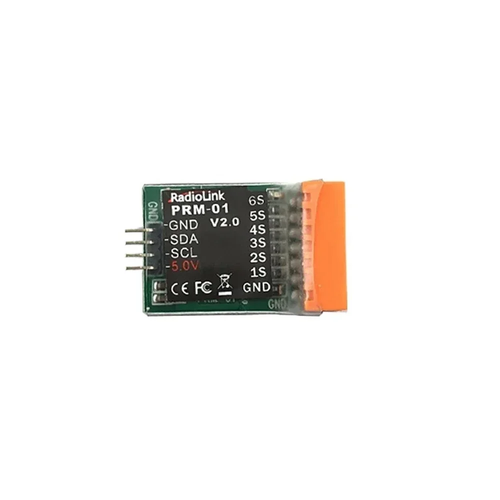 En Stock nuevo Radiolink PRM-01 módulo de telemetría de voltaje de batería de avión pantalla en AT9S AT9S Pro AT10II funciona con R9DS R12DS