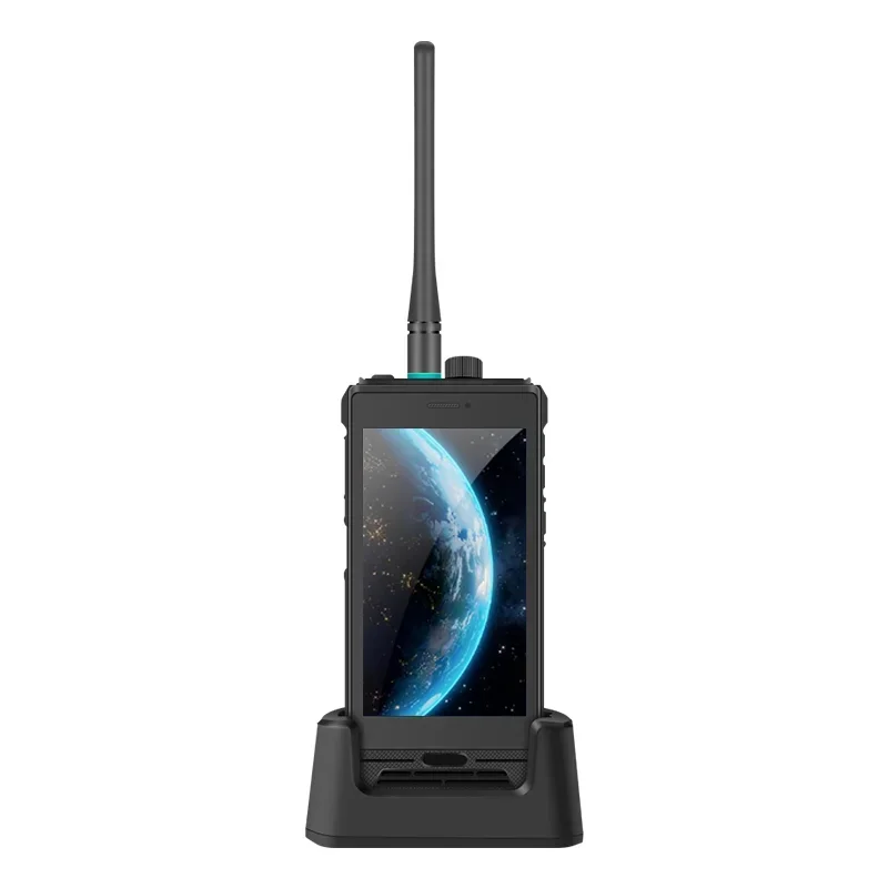 Walkie-talkie de mano inteligente, Radio bidireccional 4G LTE, Android, Zello, PTT, POC, compatible con tarjeta SIM, 5000km de autonomía