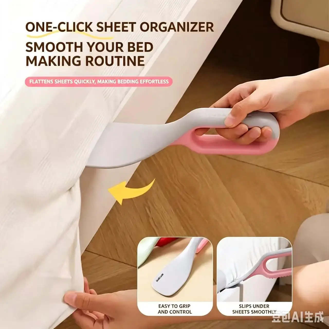 2-in-1 Mattress Finishing and Fixing Device Household Labor-Saving Lifter Bed Sheet Gap Bed Lifter