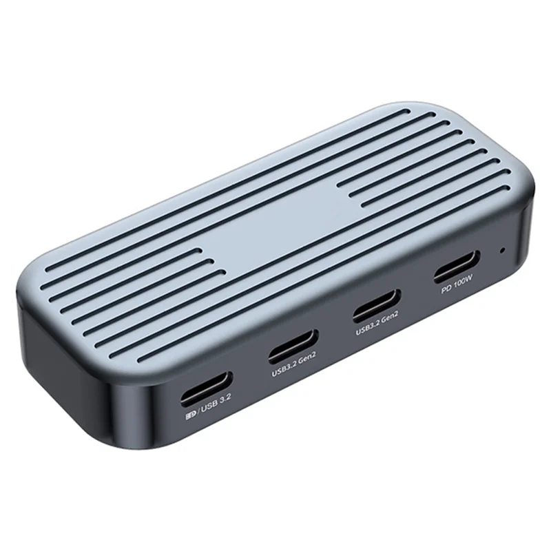 

TA-USB3.2 Gen2 10Gbps USB-C Hub With 4K/60Hz Video Output PD100W USB Splitter Adapter For Laptop