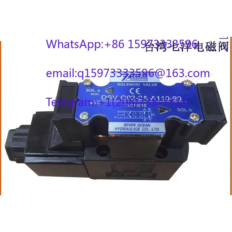 DSD/DSV-G02-2A-A110/A220/DC24 Solenoid and Hydraulic Directional Control Valve for Industrial Systems
