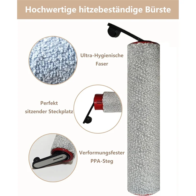 【Berserk】استبدال فلتر لفة الفرشاة لأجزاء المكنسة الكهربائية Dreame H15 Pro/H12 Pro Flexreach