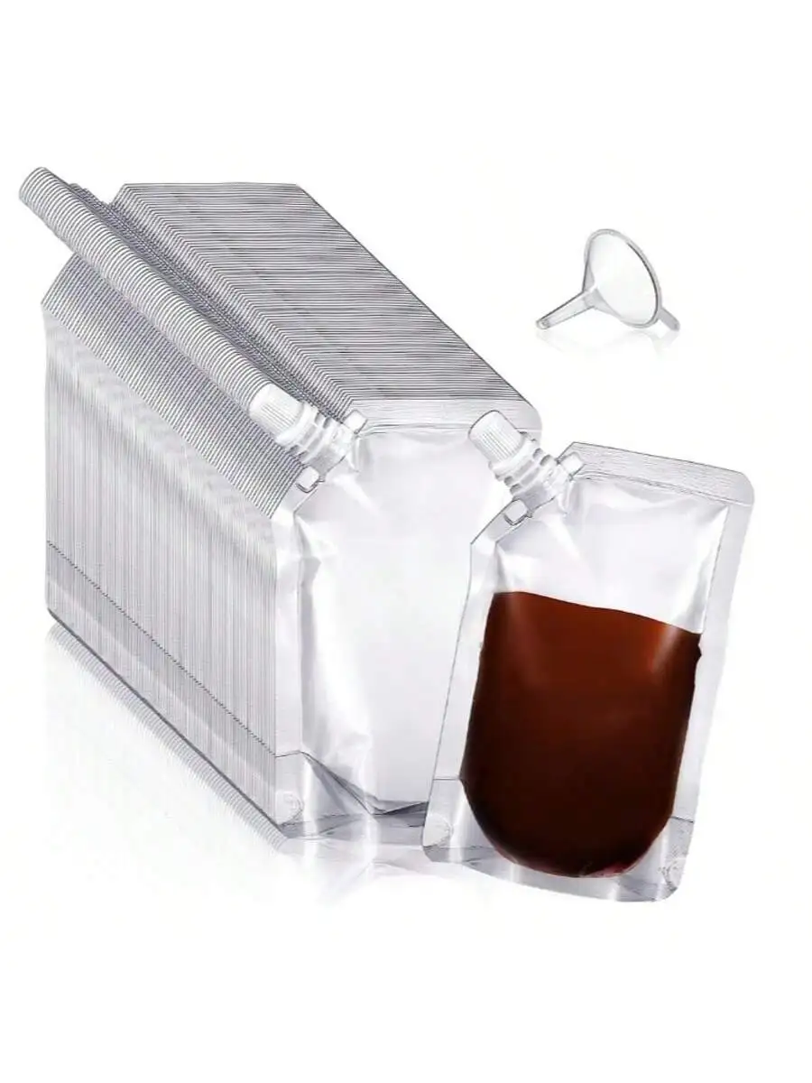10Pcs Reusable Slanted Mouth Juice Bottle Beverage Container, Convenient for Daily Travel and Essential for Summer Travel