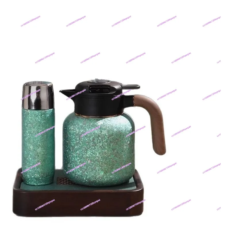 

Чайник из чистого титана с интеллектуальным дисплеем температуры (большая емкость, изолированный), подарочный набор