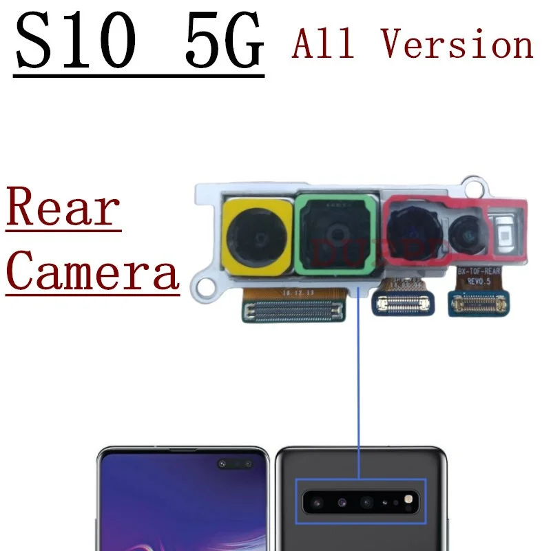 Back Rear Main Camera For Samsung Galaxy S10 5G Lite G770F /DS G977U G977N G977B G977P G977T Front Camera Part