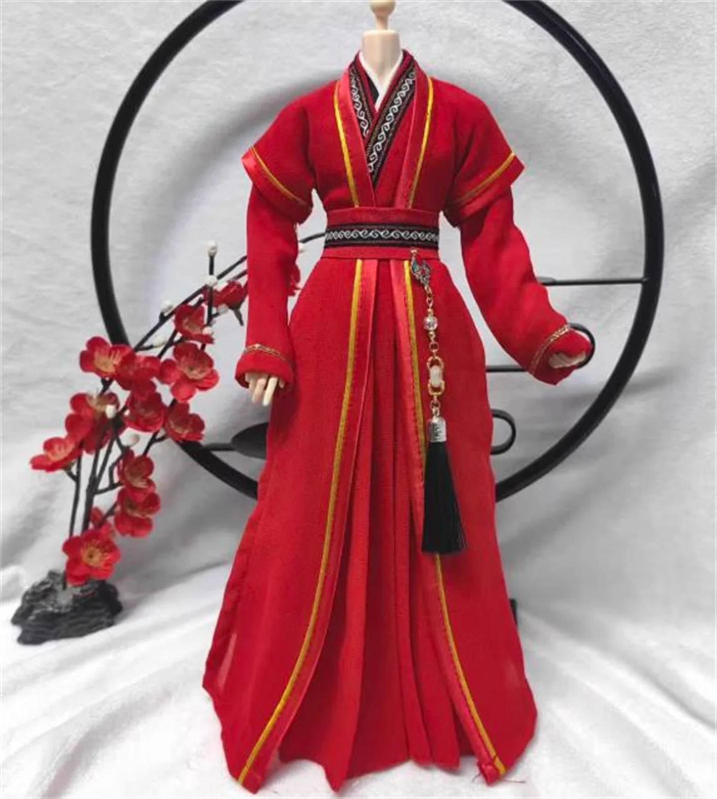 

1/6 man Ancient Hanfu Outfit robe Dress Clothes suit For 12inch figure model Clothing Suit for 12inch Action Figure Toys