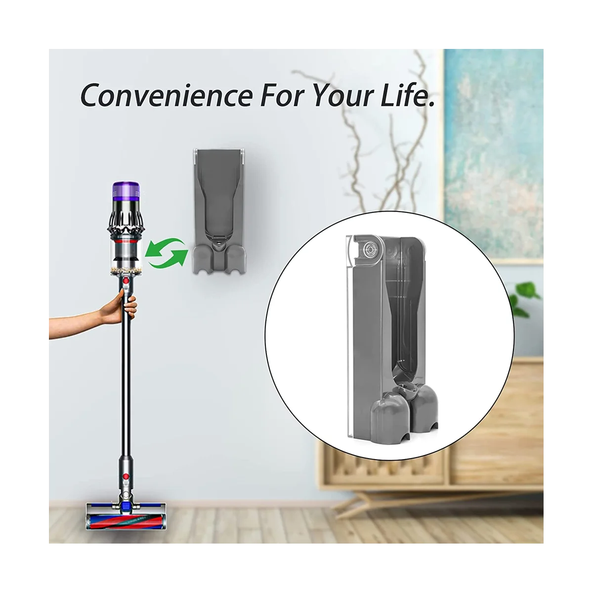 For Dyson V10 SV12 Cordless Vacuum Cleaner Storage Rack Pylons Docking Station Charger Base Hanger Nozzle Bracket Stand