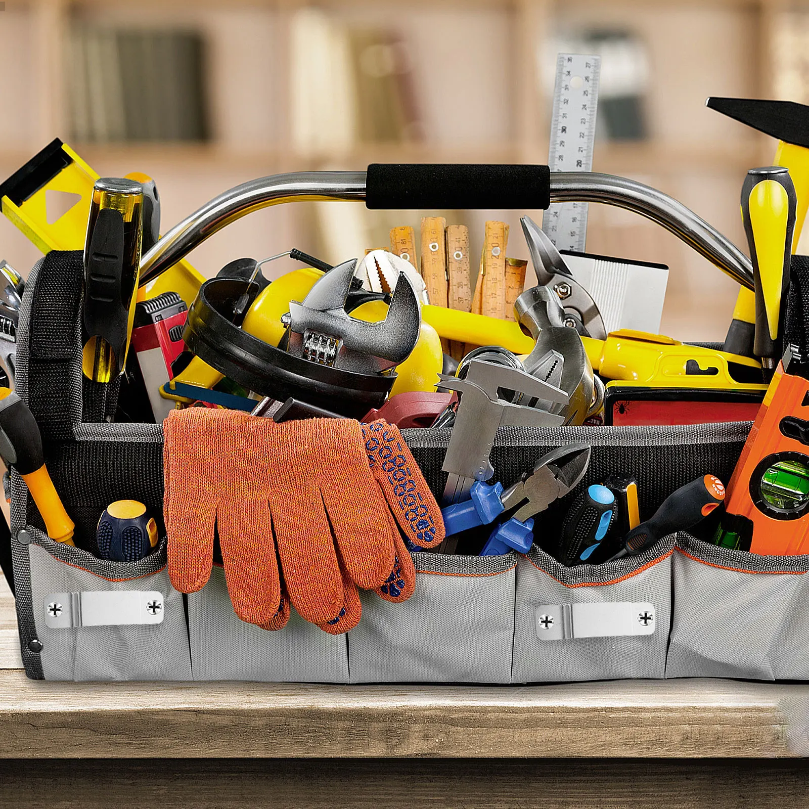 

10pcs Metal Reusable For Tool Belt Tape Measure Holder For Tool Belt Clip Pants Wall Mount Tape Measure Clip Holder