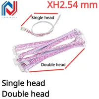 10PCS JST XH2.54 XH 2.54mm Single/Double Head Wire Cable Connector 2P/3/4/5/6/7/8/9/10P12 Pin Pitch Red Blue Male Female Plug