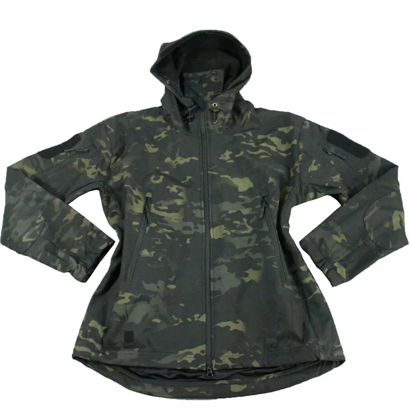 Outdoor MCBK night soft shell jacket windproof, water repellent, breathable jacket with fleece