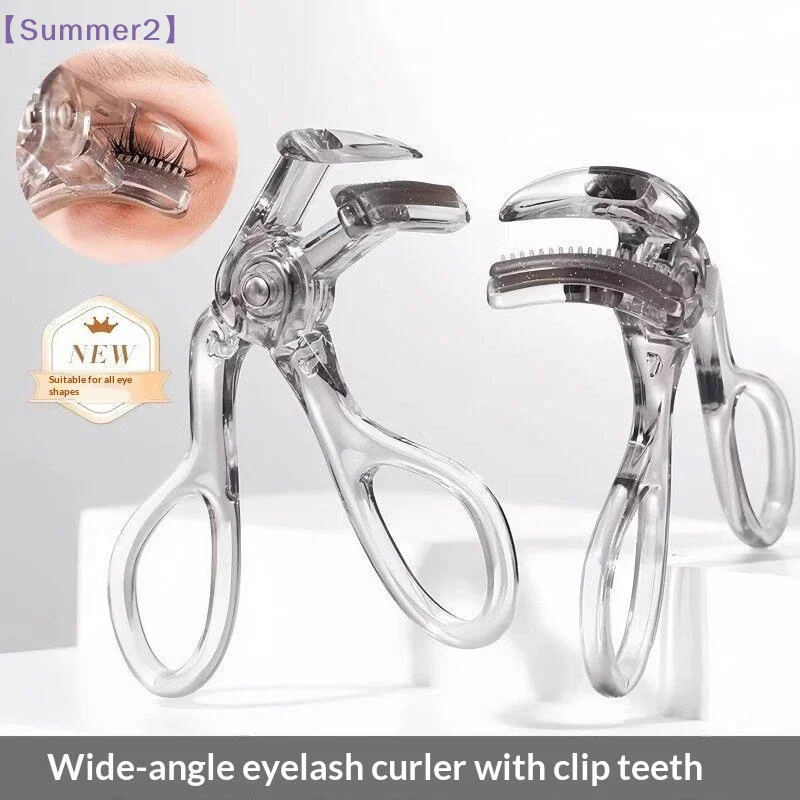 1Pcs Portable Transparent One-Clip Eyelash Curlers Easy To Operate Long-Lasting Styling Wide-Angle And Partial Eyelash Curlers