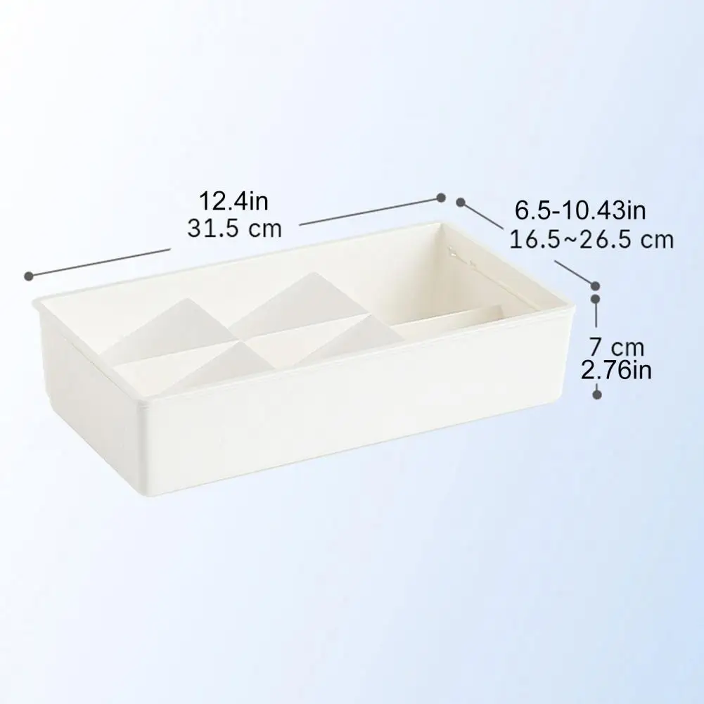 Telescopic Drawer Insert Expandable Kitchen Drawer Organizer with Adjustable Removable Dividers Utensil Cutlery Tray Retractable