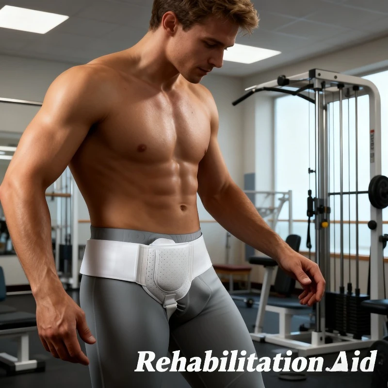 Recovery and Pain Relief of Truss Abdominal Hernia After Inguinal Support with Adult Adjustable Inguinal Hernia Support Belt