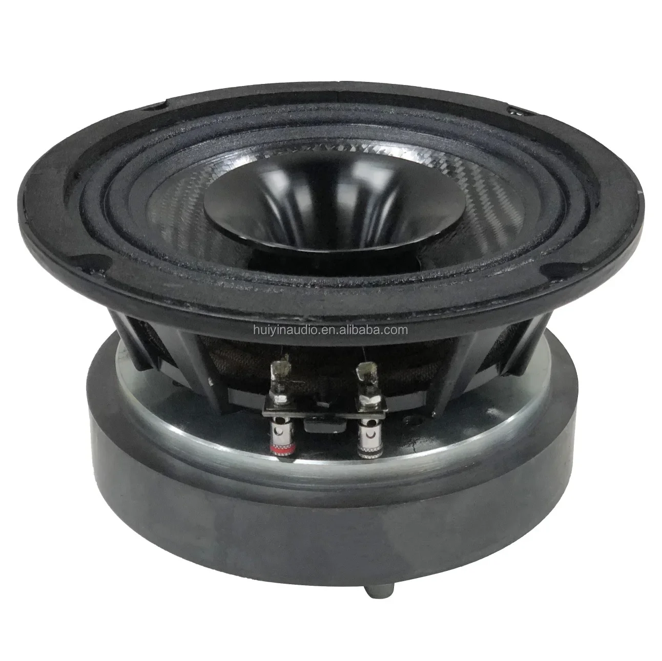 

Ferrite 6 Inch Car Coaxial Speaker 200W RMS carbon fiber cone 1 inch HF driver full range coaxial speaker for car audio