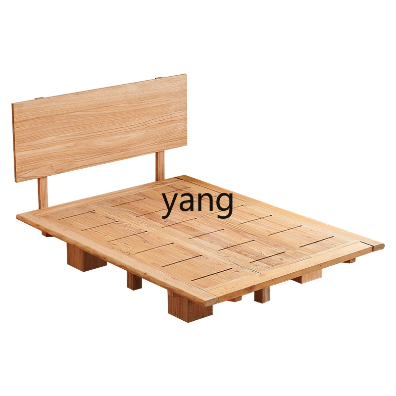 

YHM modern simple master bedroom small flat edge bed
