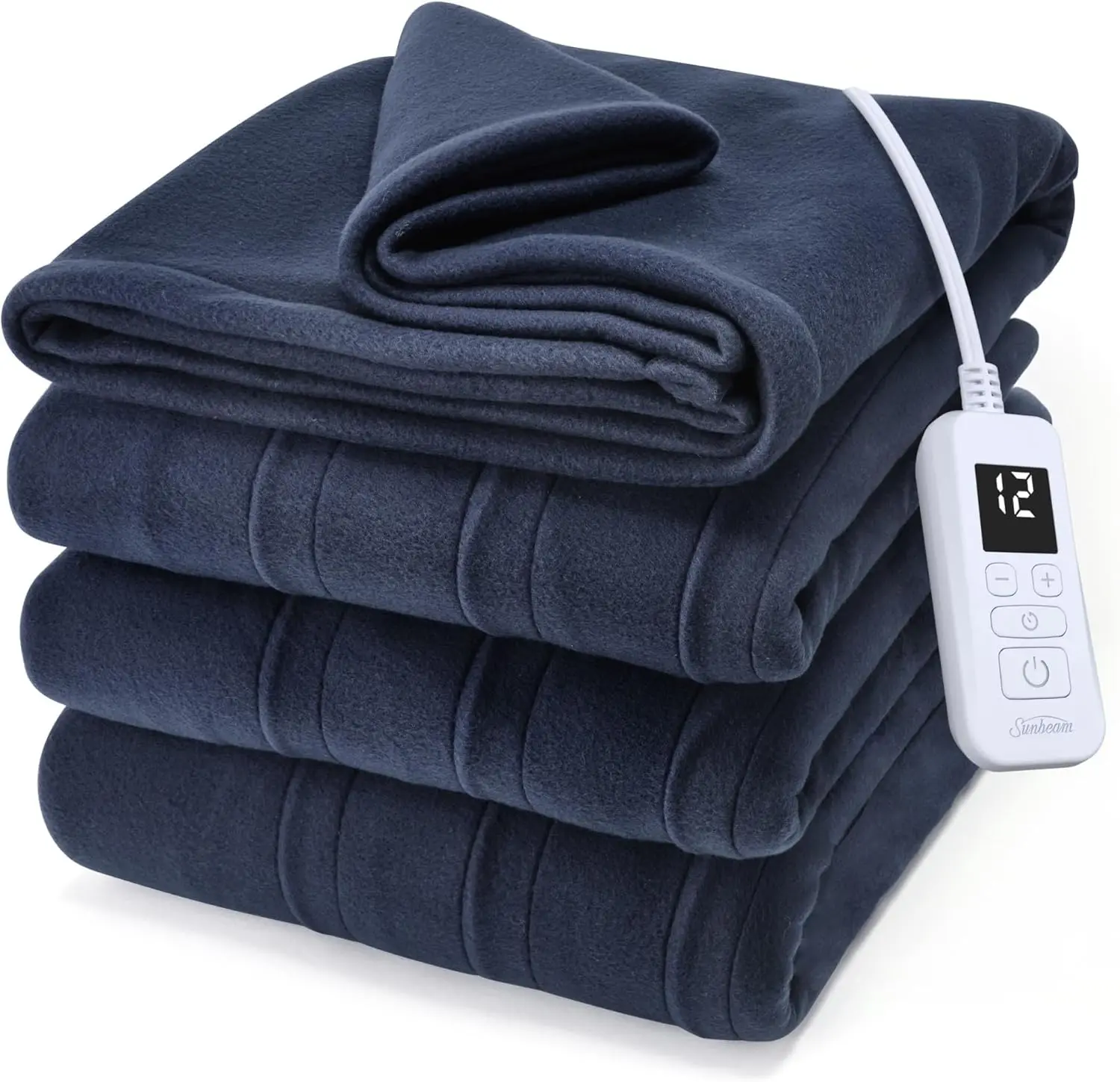 

Ultra Fleece Heated Electric Blanket, 84x72 Inches, 12 Heat Settings, Auto Shut-Off, Fast Heating, Machine Washable