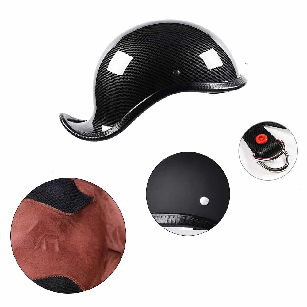 2023 Baseball Cap Helmet Motorcycle Vintage Helmets Summer Open Face Scooter for Cruiser Chopper Men Women G Type-M