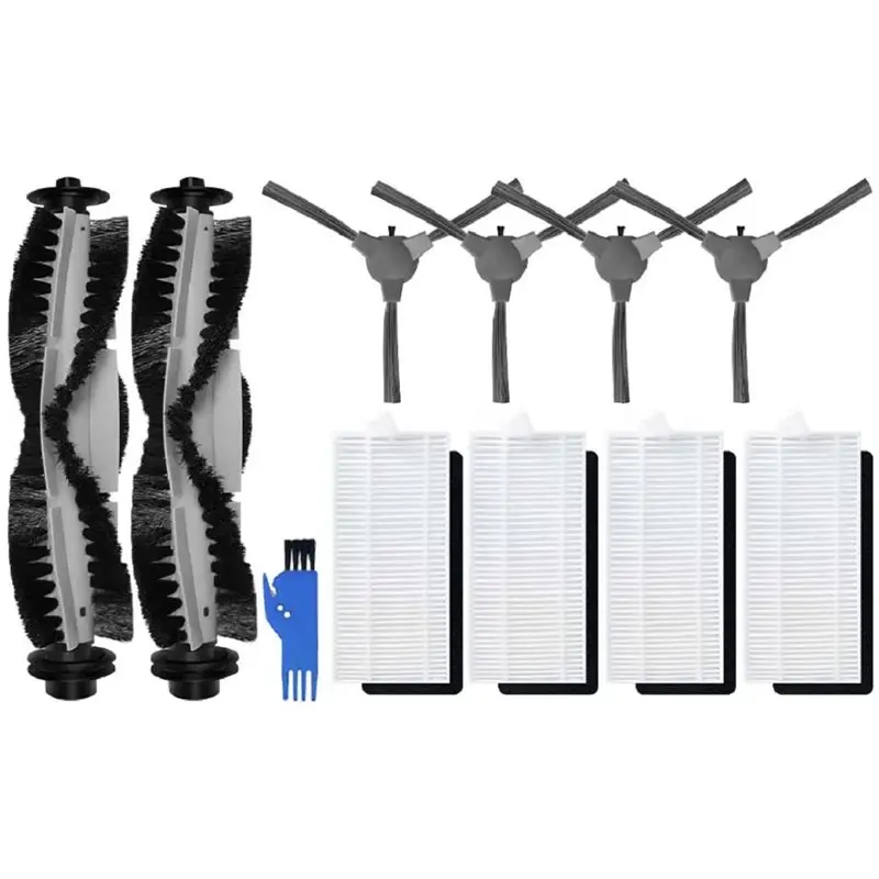 

A67Z для Polaris PVCR 1226/Lydsto G1/Coredy R750: Сменные аксессуары (роликовая и боковая щетки, фильтр) для робота-пылесоса