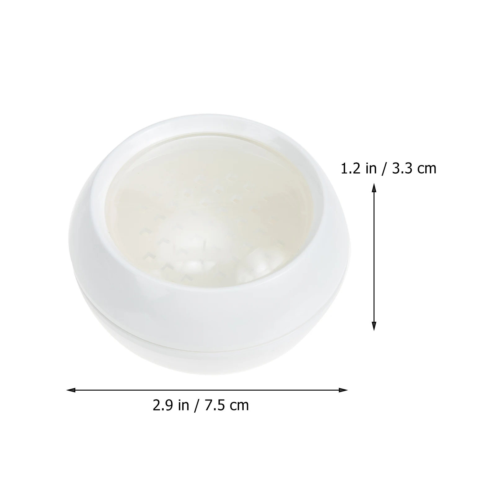 

Portable Plastic Loose Powder Box Elegant Detachable Lid for DIY Makeup Powder Storage Container Fits Pockets H bags Empty