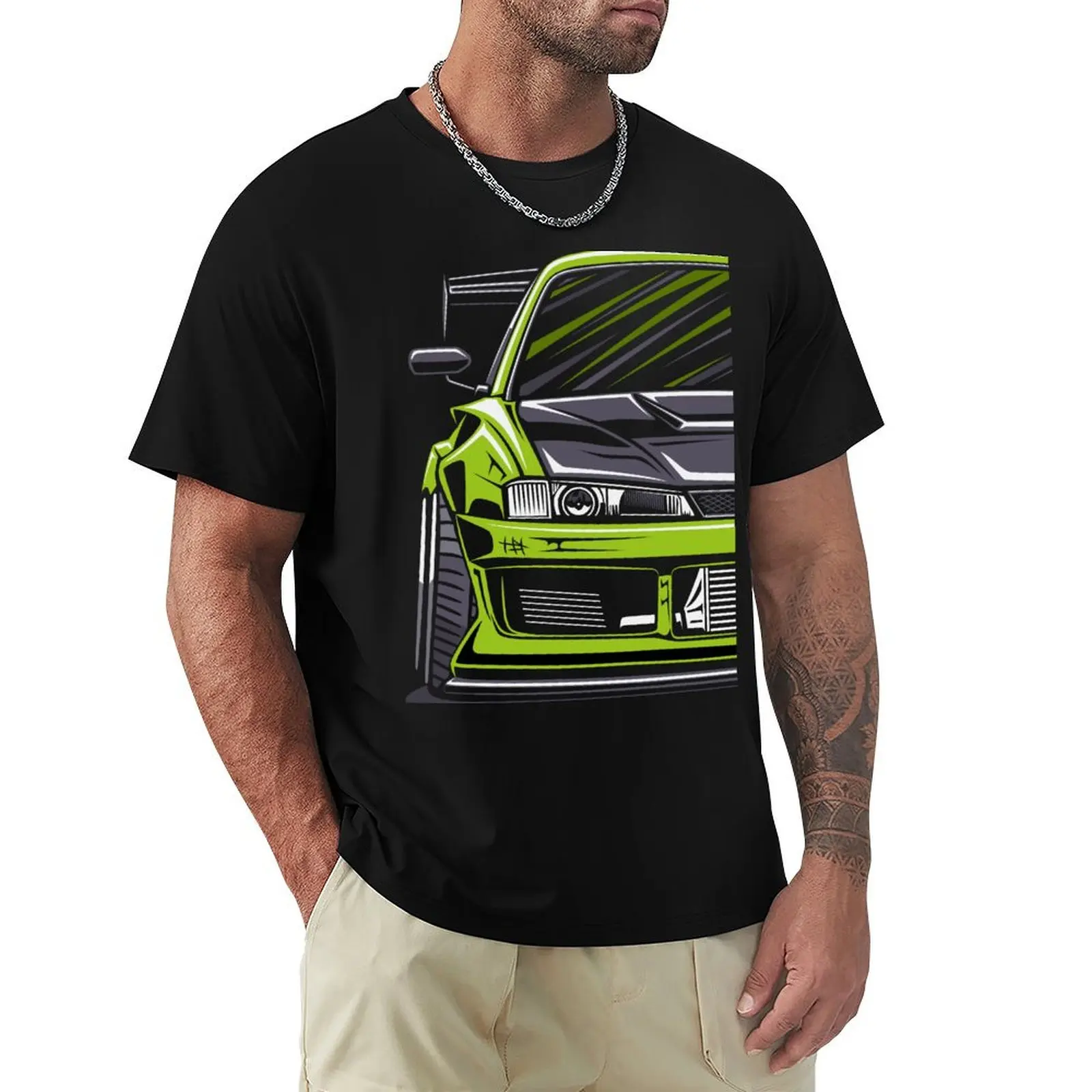 Silvia S14 Kouki T-Shirt baggy shirts customs vintage blacks mens white t shirts