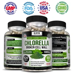 Chlorella Breaks Down Cell Walls - Liver Cleansing, Detoxification and Repair - Superfood Detox Supplement, Helps Free Radicals