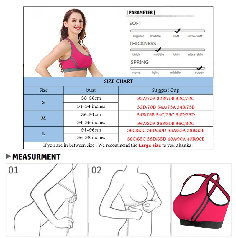 SEXYWG Yoga Reggiseno Delle Donne di Sport Top Sexy Cross Back Shockpoof Corsa E Jogging Camicia Palestra Atletica Maglia di Active Wear Ragazza