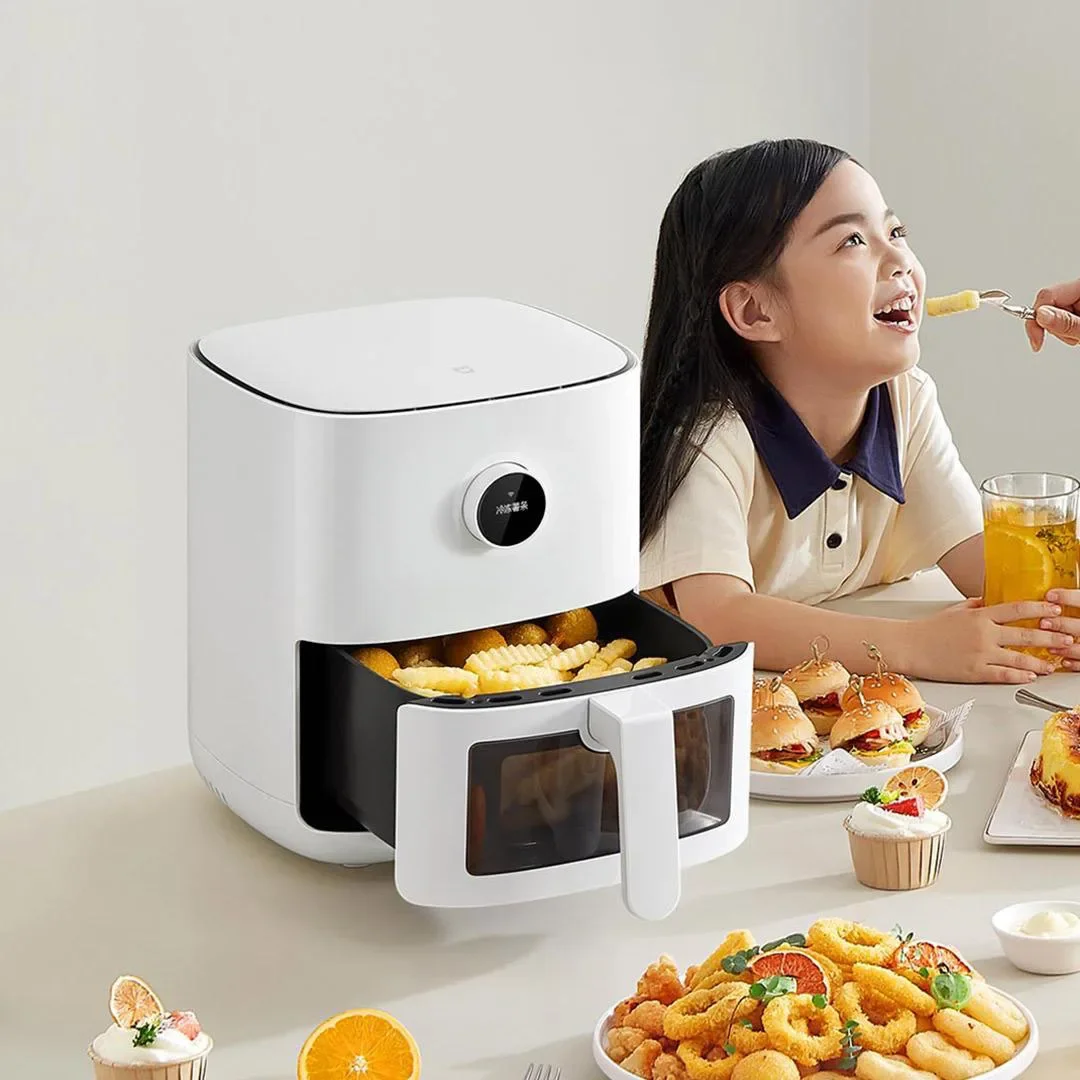 MIJIA Smart Air Fryer Oven Pro 4L,Roast,Bake,Broil,Air Fry and Keep Warm,Fries,Frozen Food,Veggie and Juicy Meat,220V CN Version