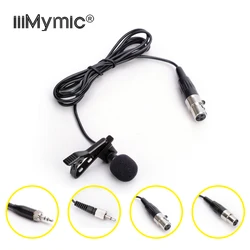 Professional Lavalier Lapel Microphone For AKG Sennheiser Shure Wireless Bodypack Transmitter Mini 3 Pin XLR 3.5mm Lockable 4pin