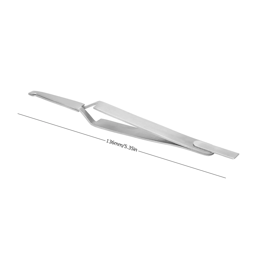 Dental Bracket Tweezers Orthodontic Reverse Action Serrated Dentistry Instruments Dental Tools