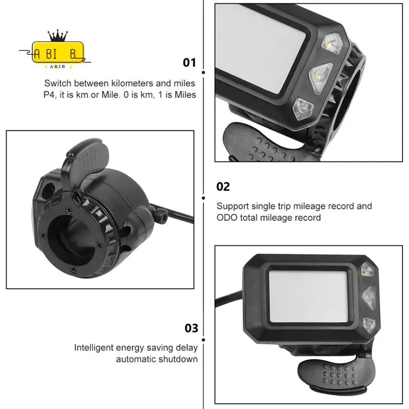 ABIB -36V 350W Folding Scooter Controller Kit Electric Scooter Controller LCD Display Easy To Install