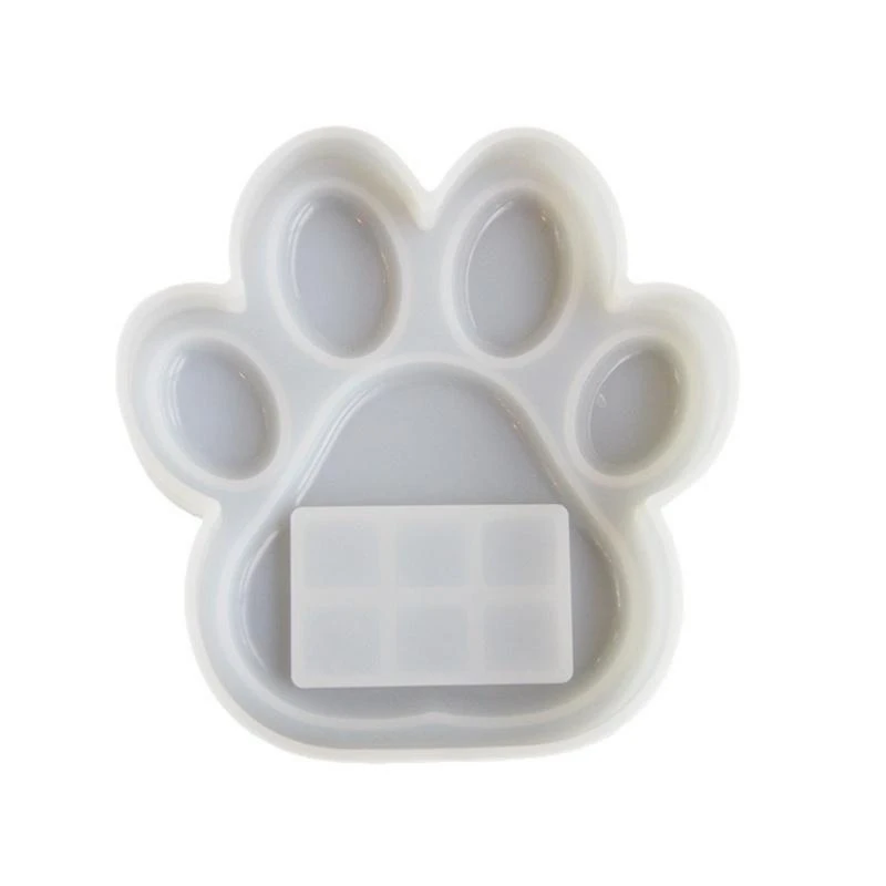 

652F Unique Pet Pawprint Mold Multifunctional Photo Frame Decorative Resin Molds Including Dog Paw Photo Frame Ornaments