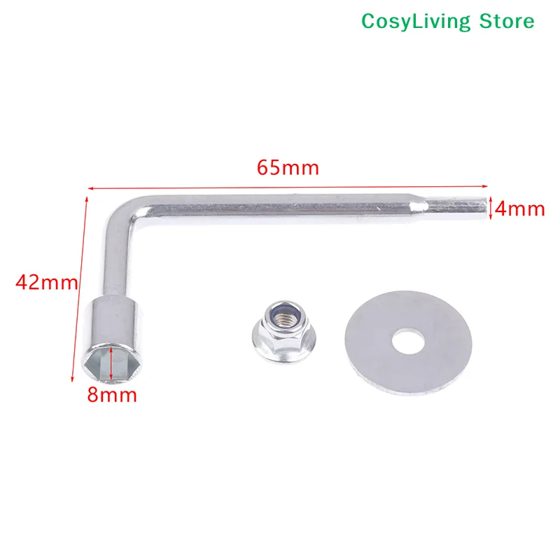 [CL]2Pcs 8mm Socket Wrench With 4mm Hex Key Novelty Hand Tools For Electric Grass Trimmer Accessories[CL]