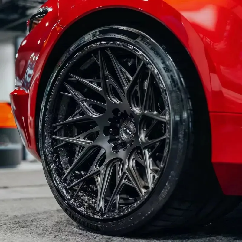 Hot Sale 18 19 21 20 22 24 Inch Forged Alloy 5x127 5x120 5x114.3 Custom OEM Deep Dish Car Carbon Forged Wheels for Adui 4 pcs