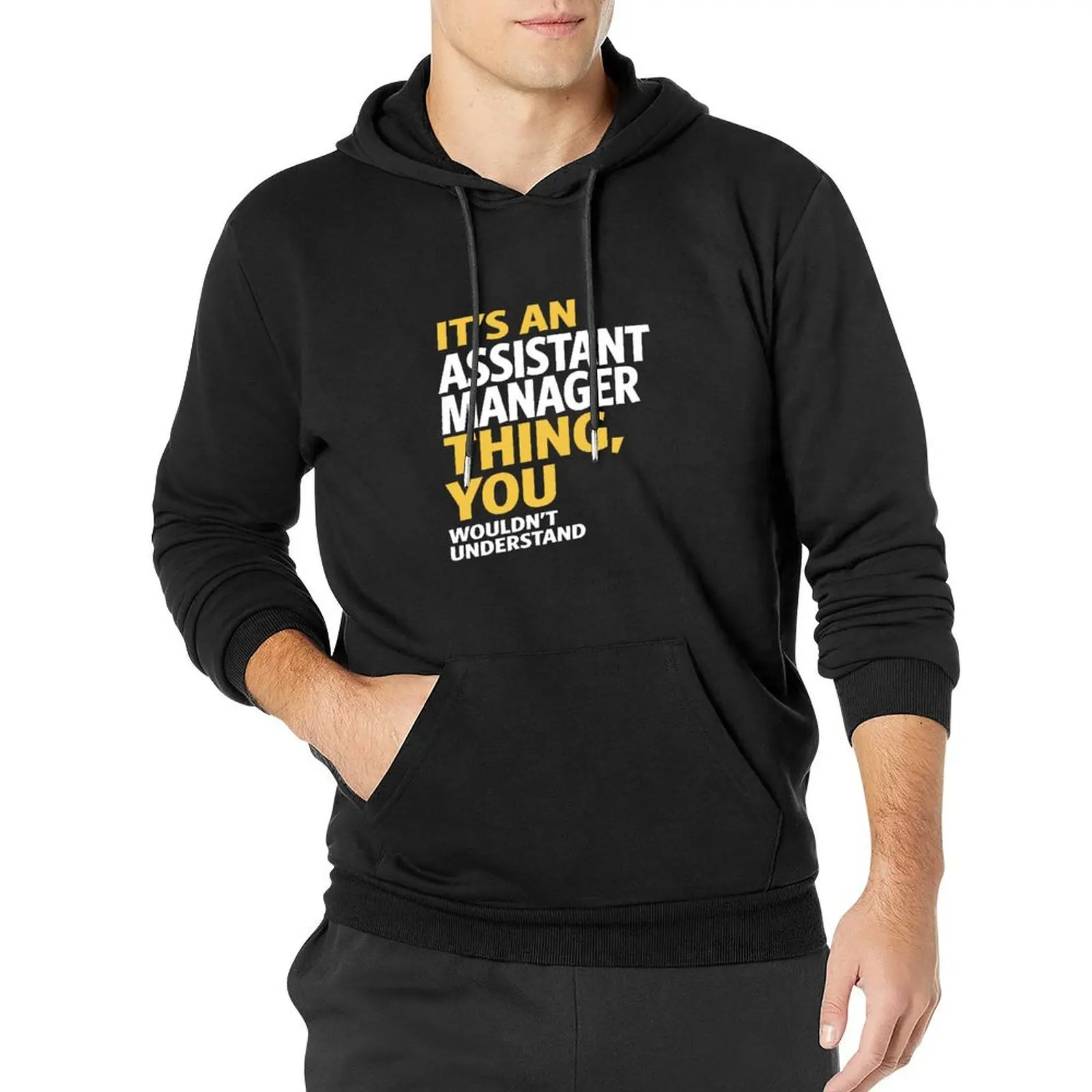 Assistant Manager Pullover Hoodie men clothes tracksuits