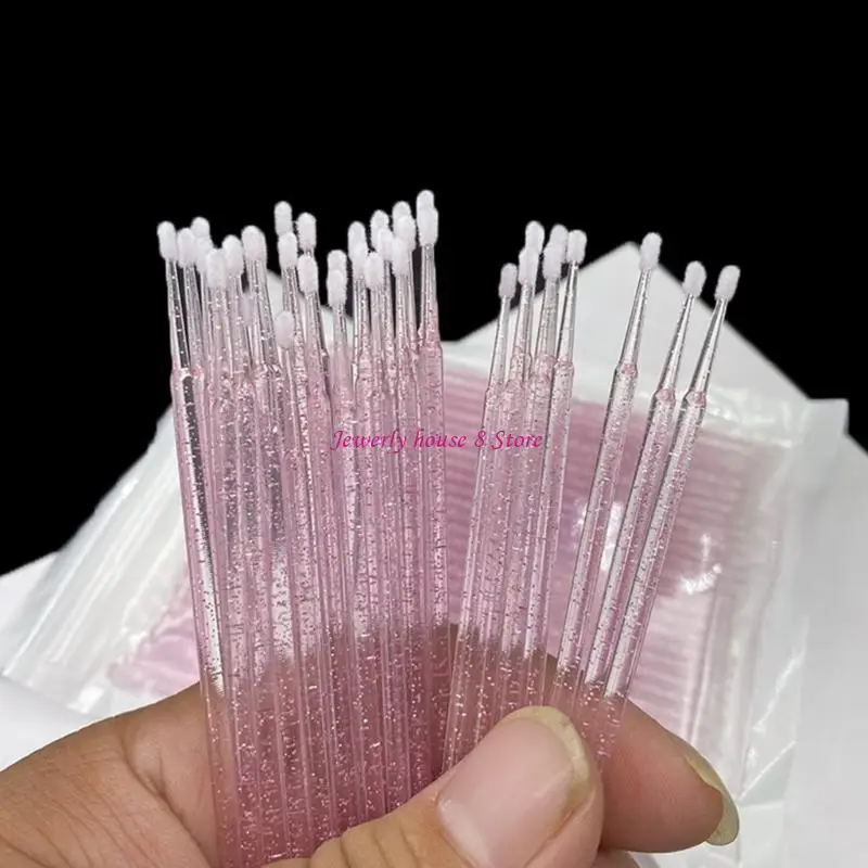 100 قطعة من مسحات القطن للإيبوكسي والمكياج، أدوات تنظيف يدوية عالية الامتصاص من الراتنج