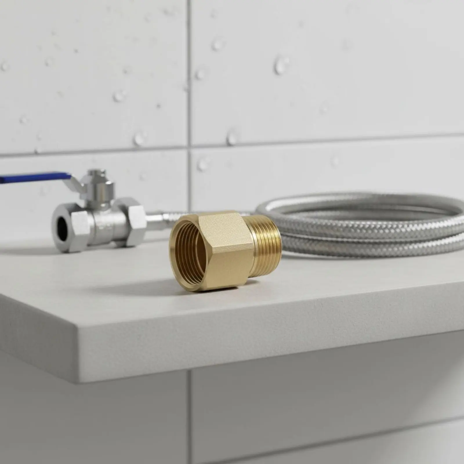 

M22 Male to M22 Female Connector Pressure Washer Hose Adapter for Garden, Garage