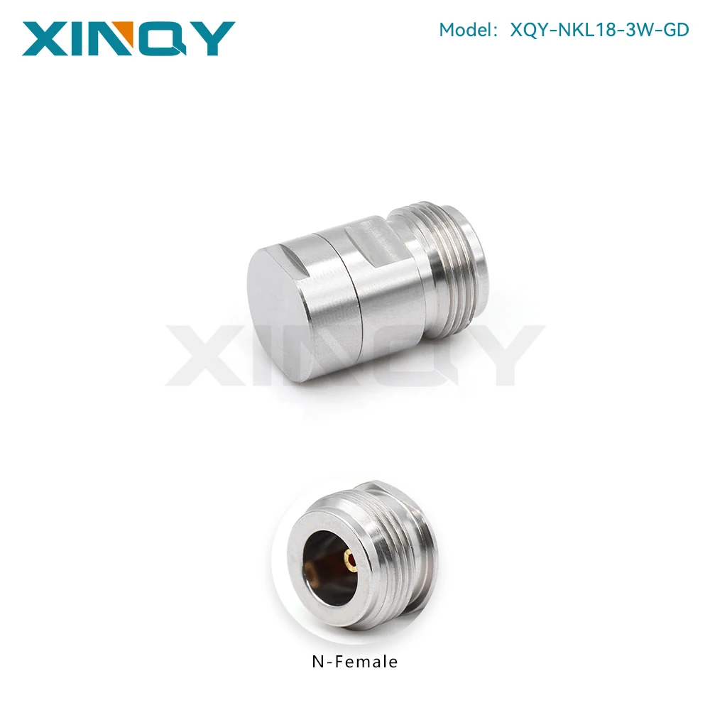 XINQY 18GHz Coaxial Load, N-Female, 3W, Stainless Steel Termination, 50 Ohm Test Resistor Dummy Load