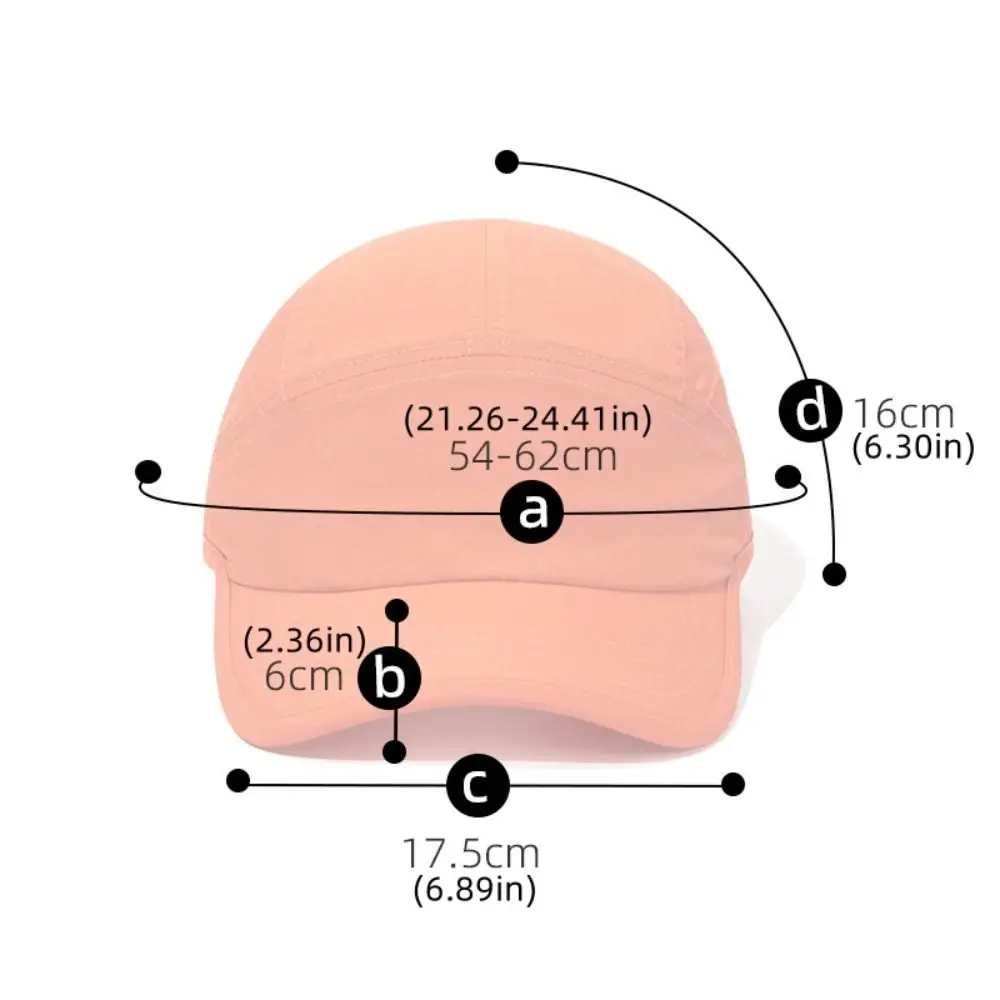 Мужская и женская дышащая 5-панельная кепка с эластичной регулировкой, бейсболка, повседневная нейлоновая быстросохнущая кепка с защелкой на спине