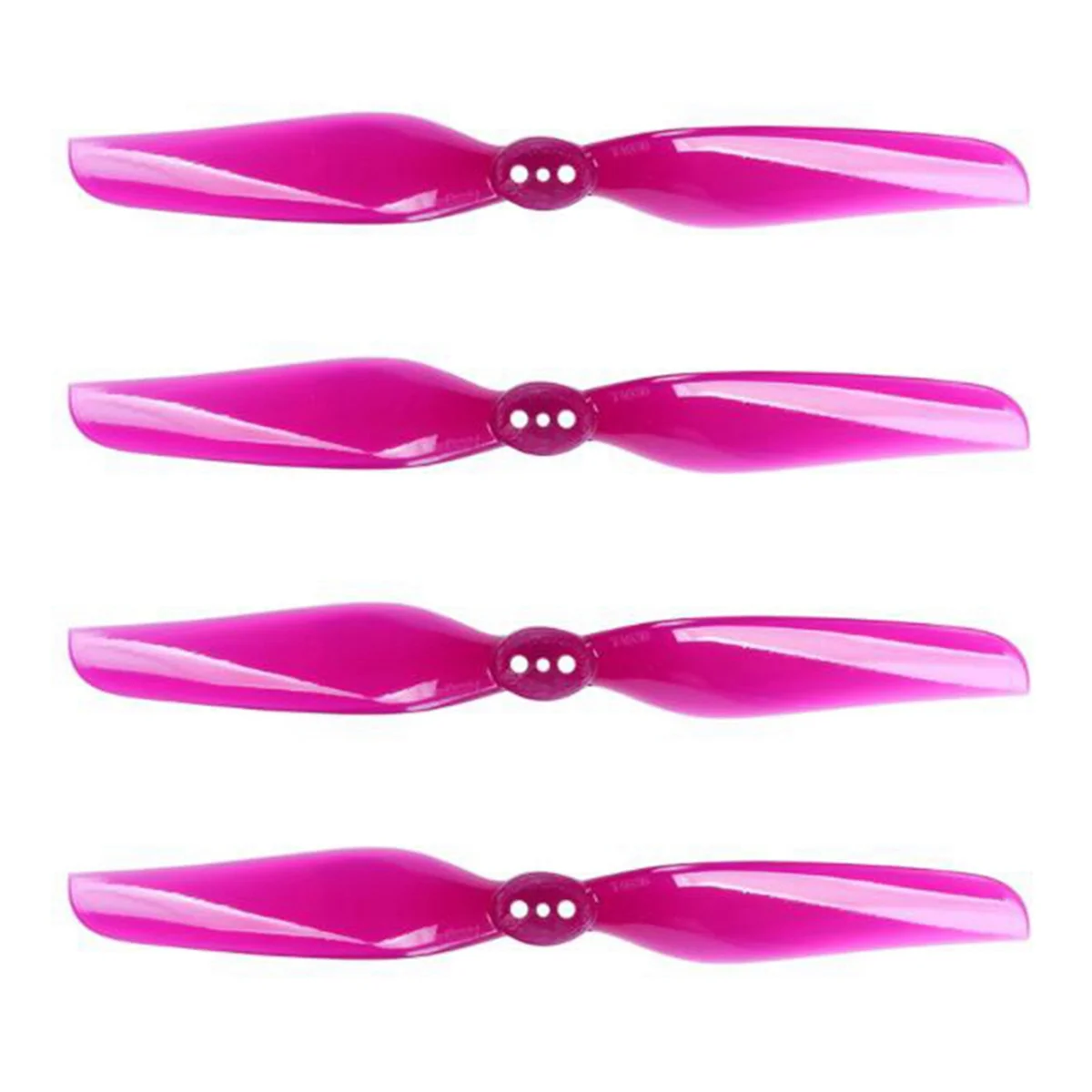 8x for Nazgul 4030 Prop 4Inch 2-Bladed Propeller Blade Paddle Airscrew Windstick 1.5mm for FPV-Transparent Purple