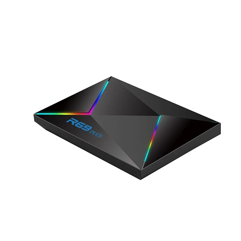 Android Box R69 Plus Android 14 Allwinner H728 1000M Remote Smart Set Top Box Media Player 8K BT5.0 Wifi6 Home TV Box