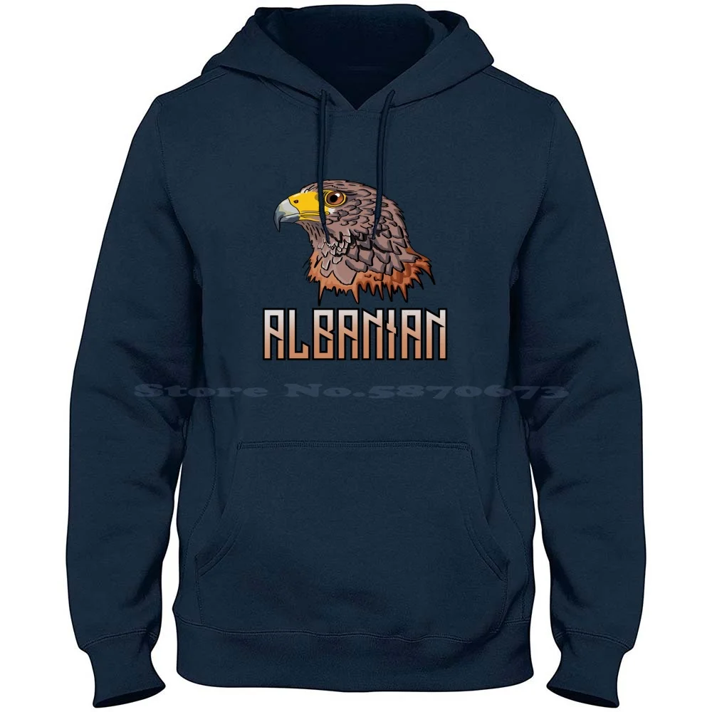 Albanian Albania Eagle Design 100% Cotton Hoodie Eagle Head Albanians Kosovare Kosovo Tirana Cup