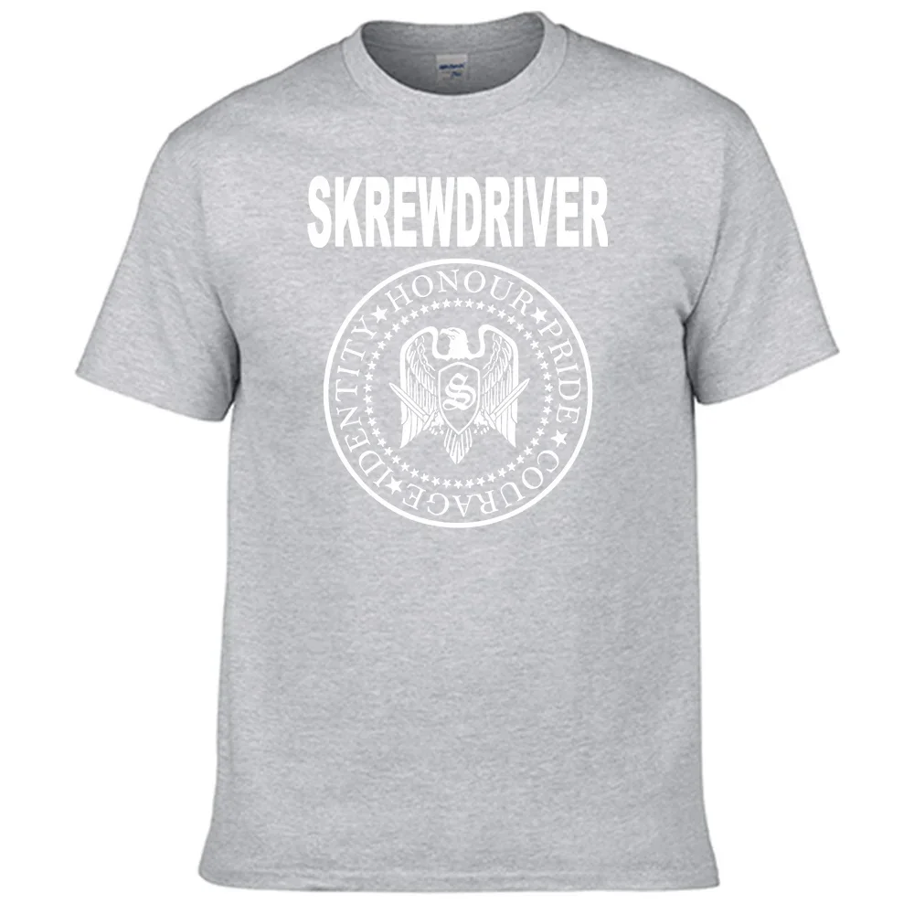 Band Skrewdrivers T Shirt 100% Cotton Men Shirt N019