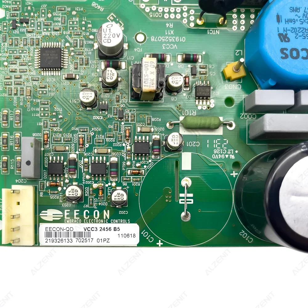 ใหม่สำหรับ Haier papan kulkas EECON-QD VCC3 2456แผงวงจรควบคุม B5 PCB 0193525078เมนบอร์ดตู้เย็นชิ้นส่วนตู้แช่แข็ง