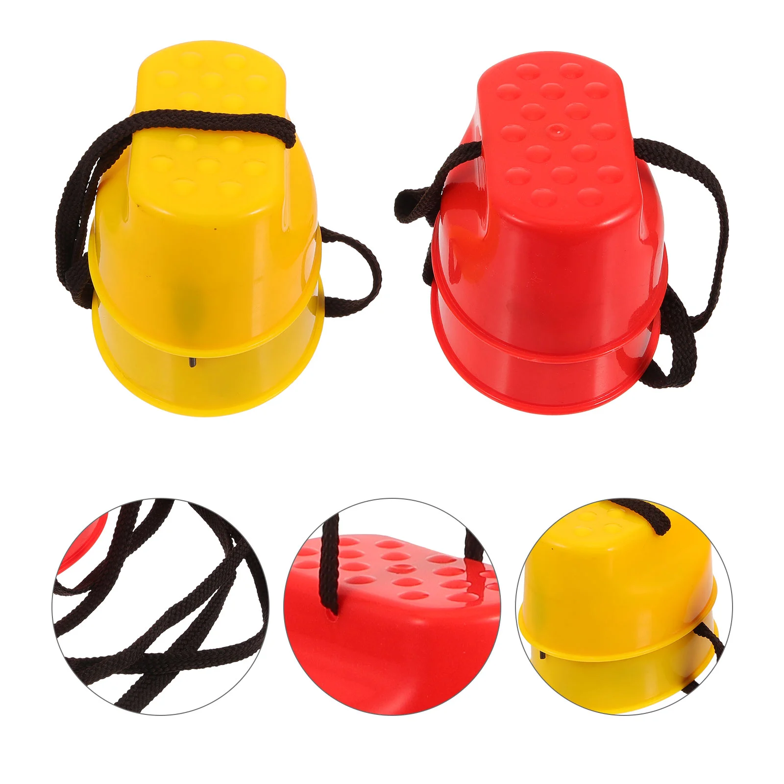 2 Pairs outside Toddler Toys Balance Stilts Kindergarten Interactive Walk on Parent-child Kids Outdoor Playset