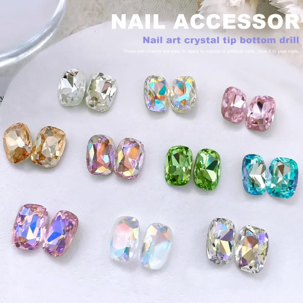 Nail Rhinestone Charms Nail Accessories 10pcs 3d Faux Nail Art Rhinestones for Diy Phone Case Decor Manicure Supplies Charms