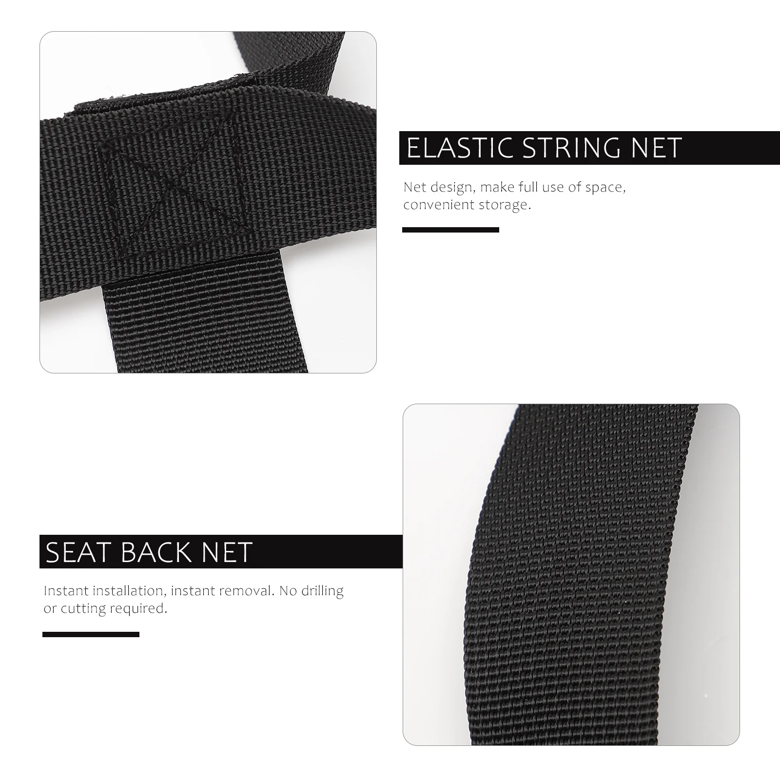 

1Pcs Car Roof Net Storage Flexible Elastic Cargo Mesh Organizer Instant Installation Trunk Rack Mesh for Suv Truck Camping