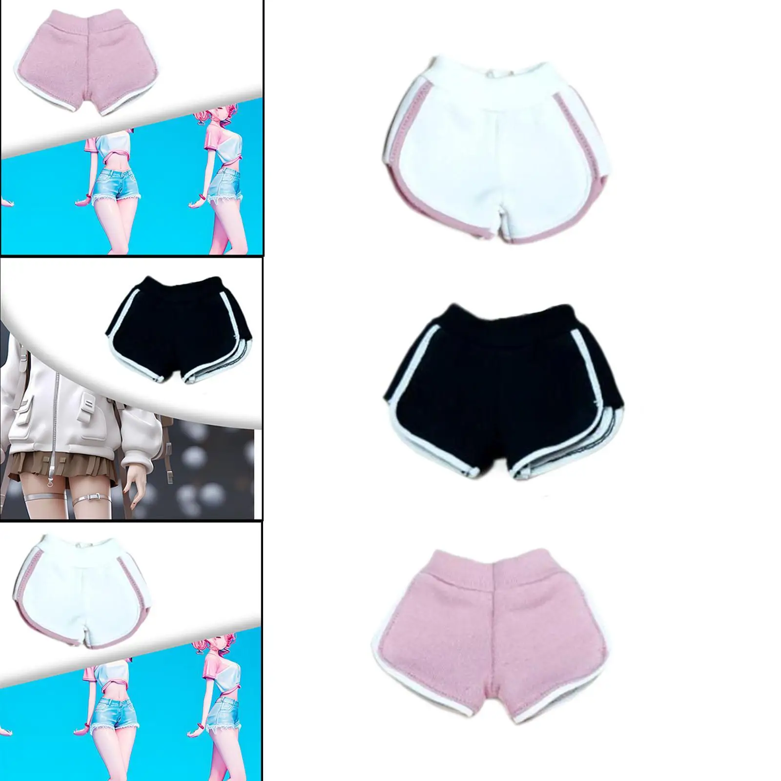 1/6 Female Shorts for 12'' inch Woman Action Figure Fashion Doll Accessories